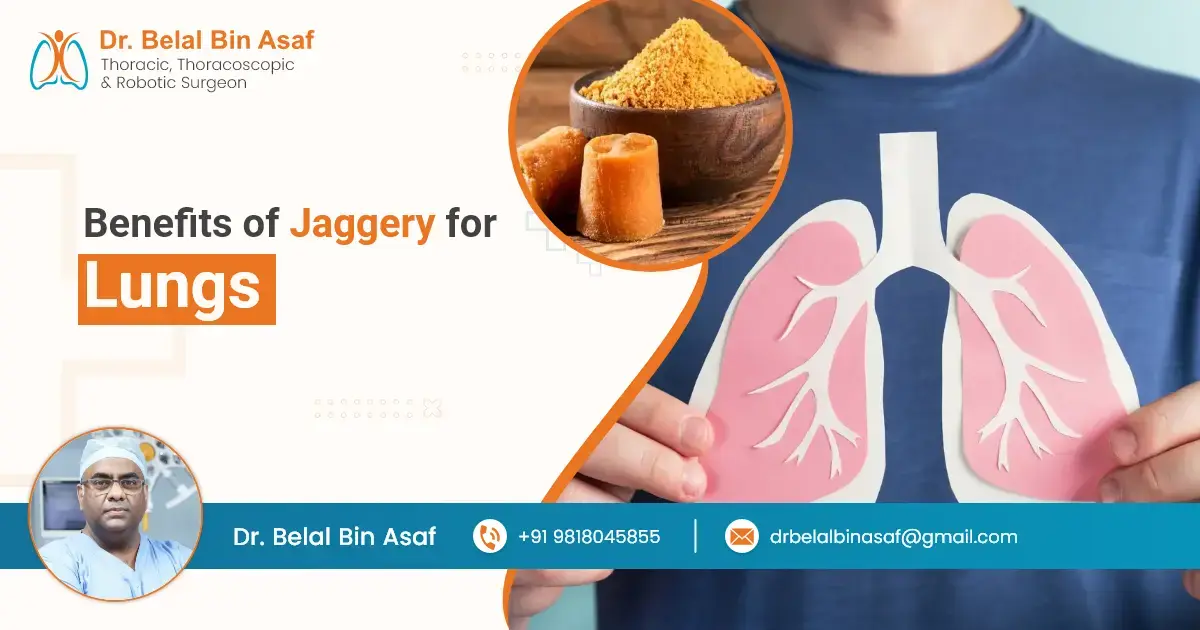 Benefits of jaggery for lungs