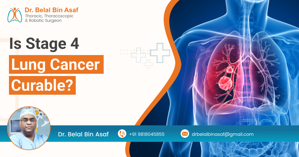 is stage 4 lung cancer curable