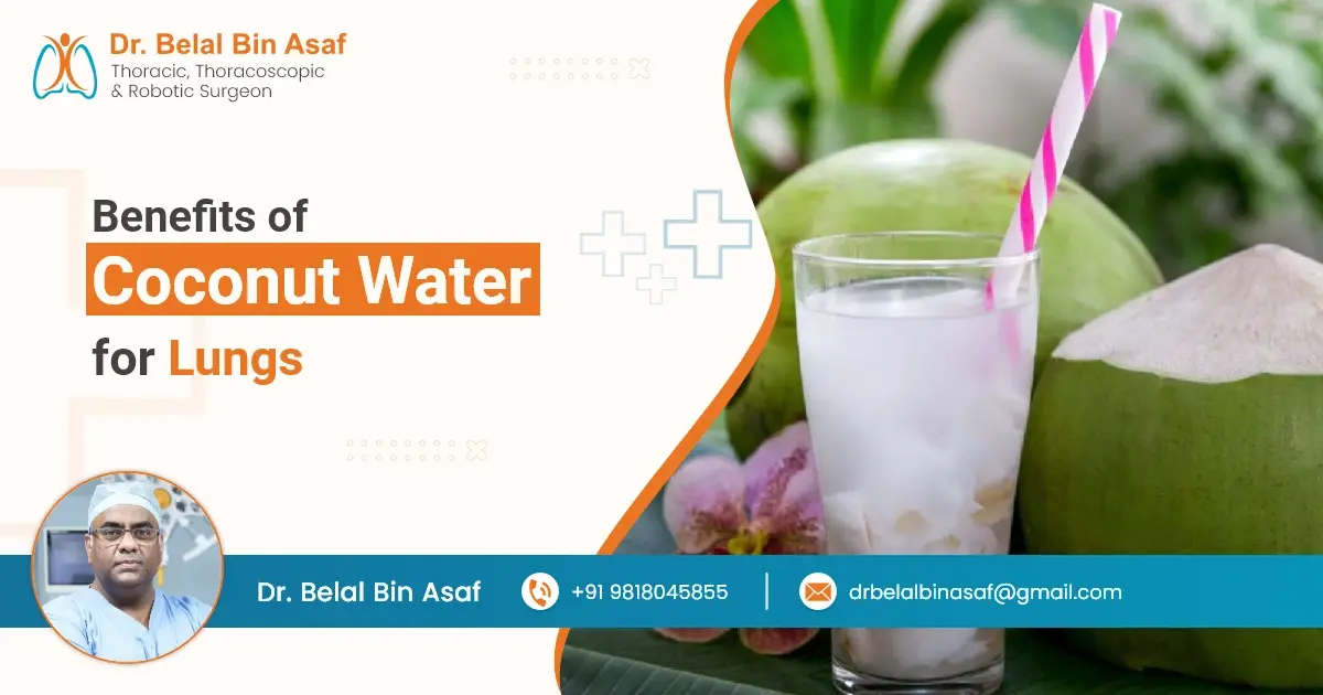 Benefits of Coconut Water for Lungs