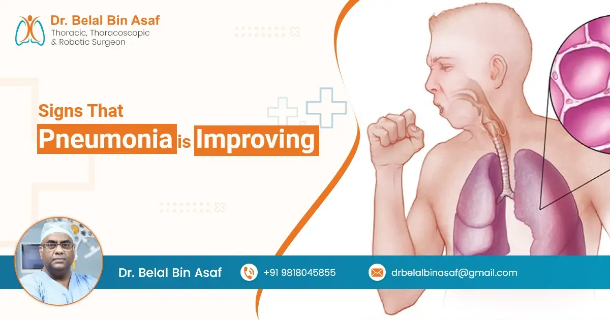 signs that pneumonia is improving