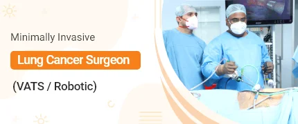 dr belal during thoracic surgery at medanta medicity