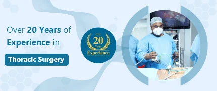 dr belal performing video assisted thoracoscopic surgery